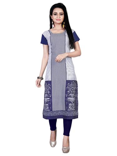 Printed straight kurta - 15619377 - Very Small Image - 1