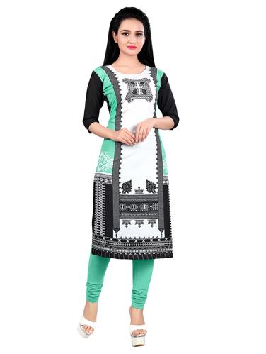 Printed straight kurta - 15619383 - Very Small Image - 1