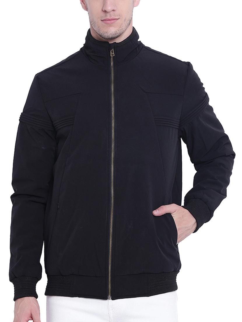 black nylon casual jacket - 15619872 - Zoom Image - 1