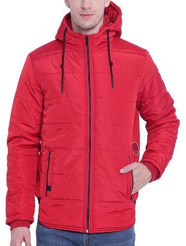 red nylon quilted jacket - 15619874 - Very Small Image - 1