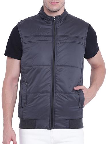 grey nylon quilted jacket - 15619876 - Very Small Image - 1