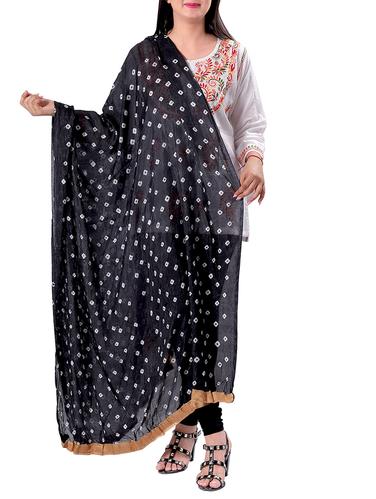 bandhani silk dupatta - 15620125 - Very Small Image - 1