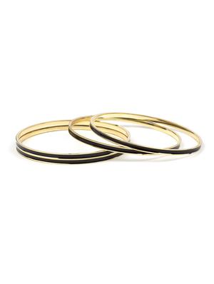 black brass bangle - 15620448 - Standard Image - 1