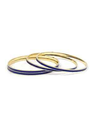 blue brass bangle - 15620451 - Standard Image - 1
