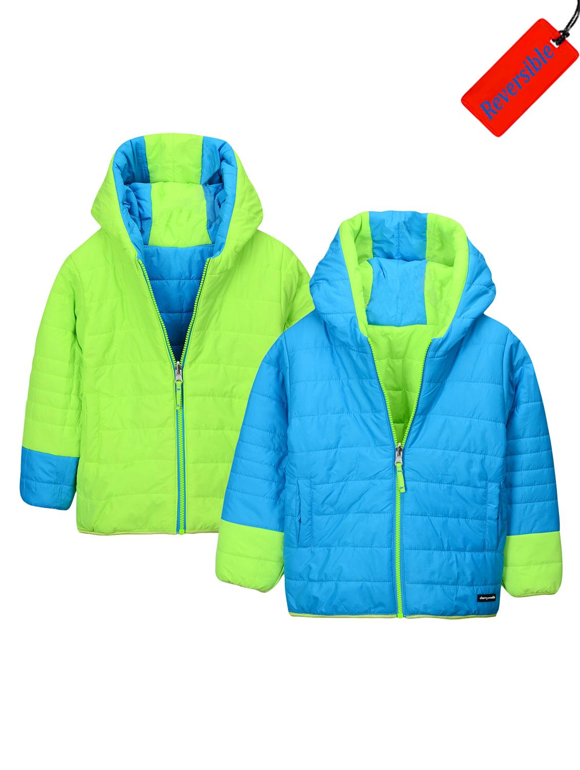 multi colored polyester reversible quilted jacket - 15620464 - Zoom Image - 1