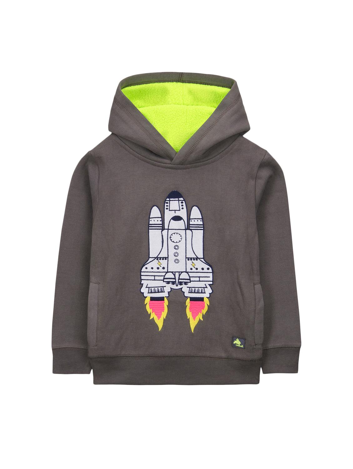 grey fleece sweatshirt - 15620471 - Zoom Image - 1