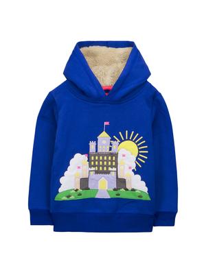 blue fleece sweatshirt - 15620473 - Standard Image - 1