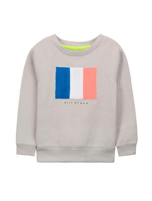 grey fleece sweatshirt - 15620474 - Standard Image - 1