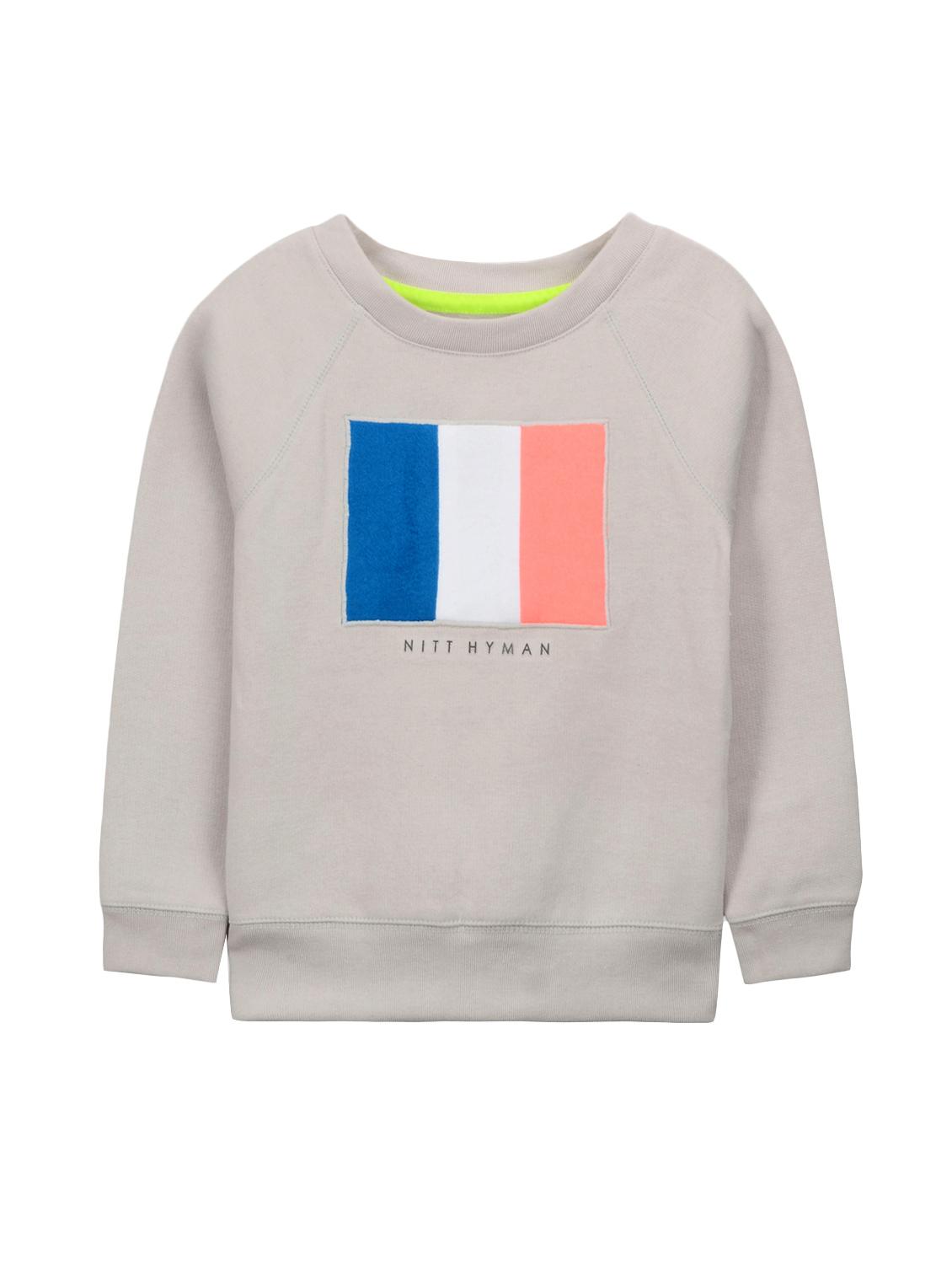 grey fleece sweatshirt - 15620474 - Zoom Image - 1