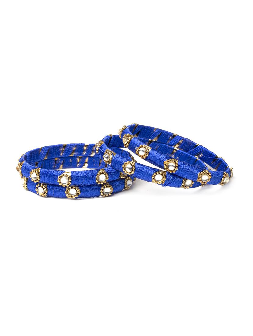 blue brass bangle - 15620502 - Zoom Image - 1