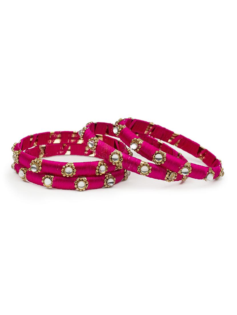 pink brass bangle - 15620509 - Zoom Image - 1