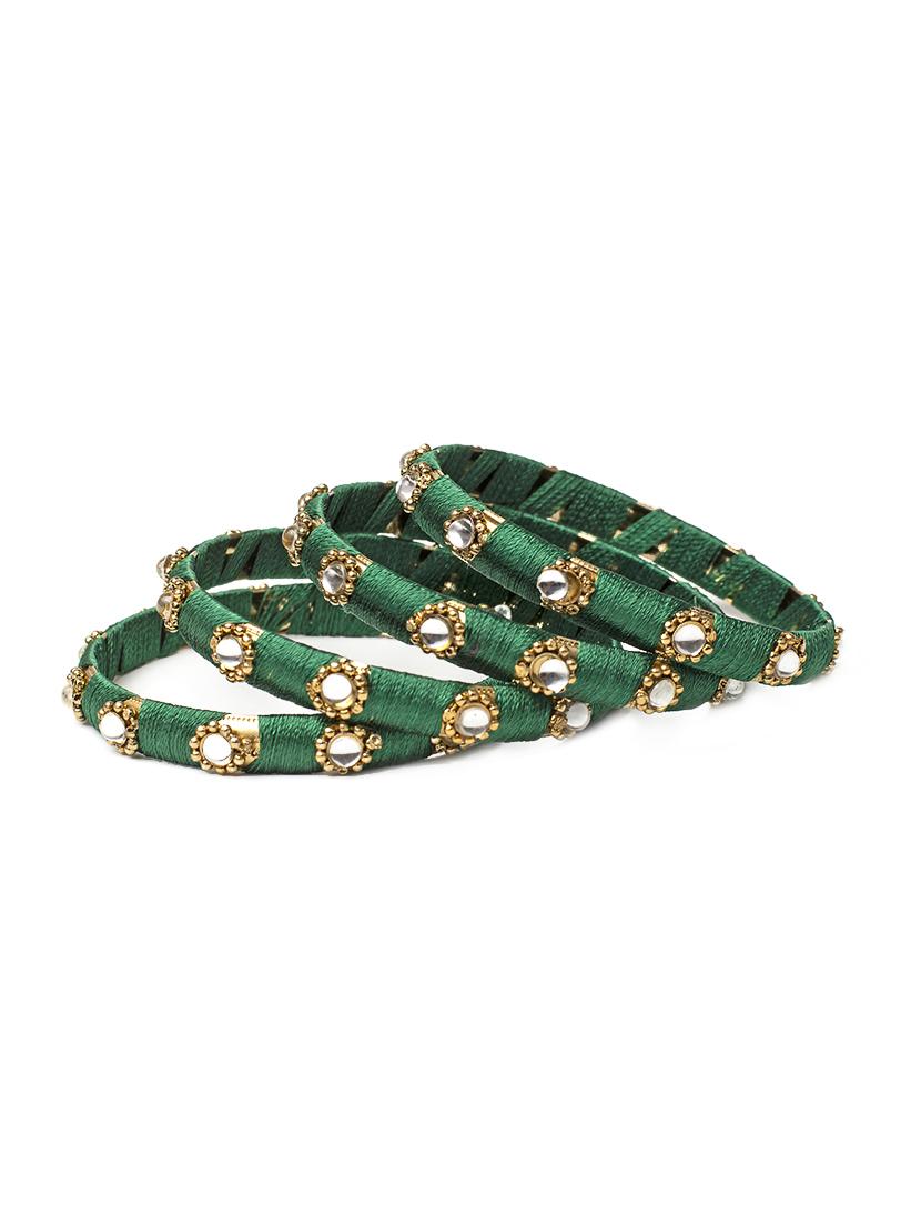 green brass bangle - 15620510 - Zoom Image - 1