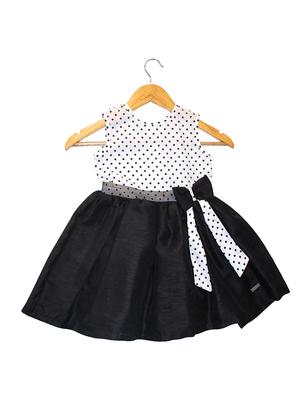 black cotton blend frock - 15620717 - Standard Image - 1