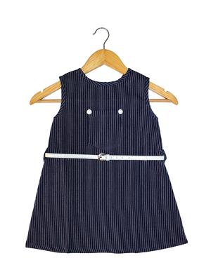 blue rayon frock - 15620720 - Standard Image - 1