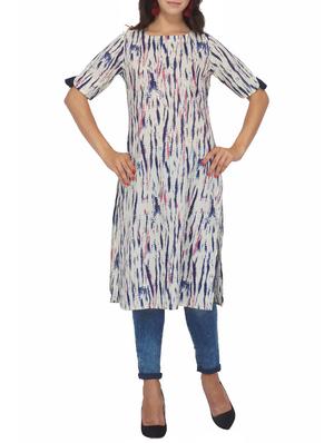 Shibori straight kurta - 15620845 - Standard Image - 1