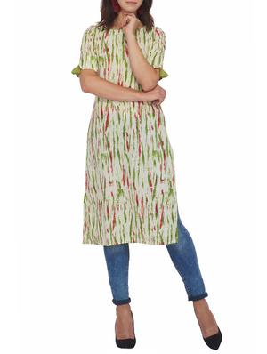 Shibori straight kurta - 15620846 - Standard Image - 1
