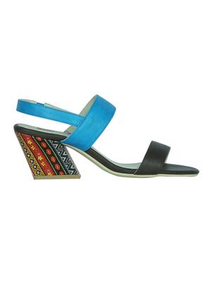 blue back strap sandals - 15620887 - Standard Image - 2