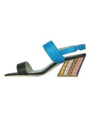 blue back strap sandals - 15620887 - Standard Image - 3