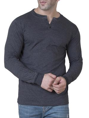 grey cotton t-shirt - 15621088 - Standard Image - 1