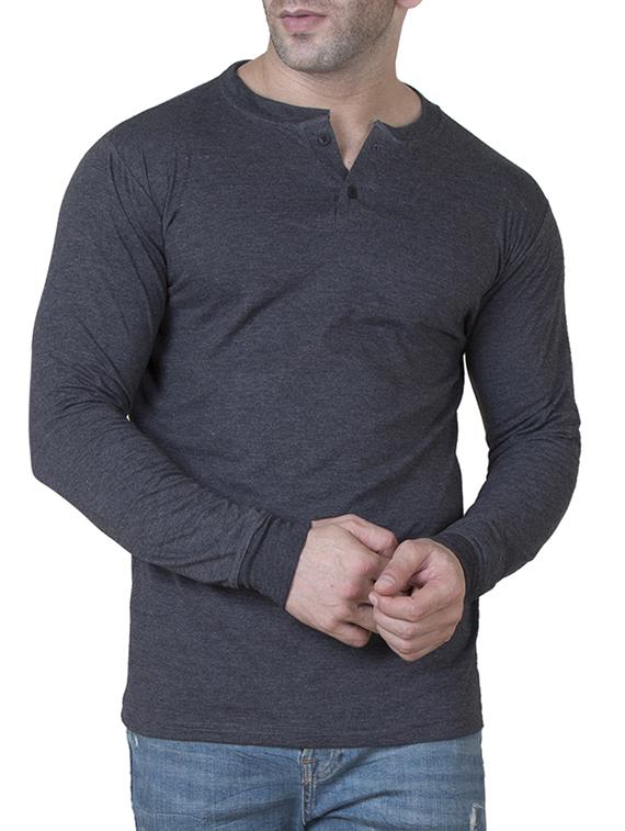 grey cotton t-shirt - 15621088 - Zoom Image - 1