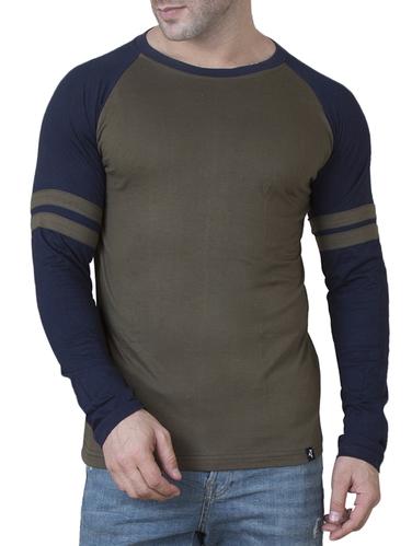 olive green cotton raglan t-shirt - 15621094 - Very Small Image - 1