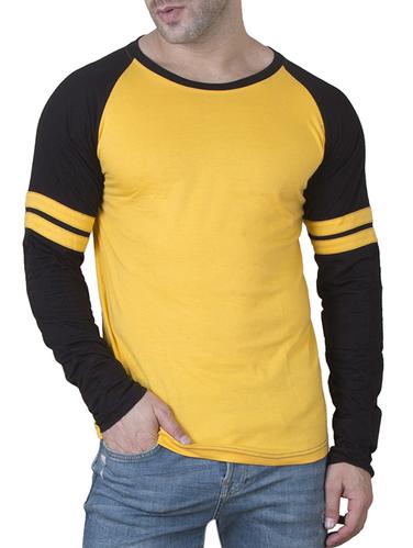 yellow cotton raglan t-shirt - 15621096 - Very Small Image - 1