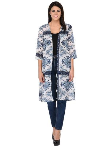 cream printed shrug - 15621187 - Very Small Image - 1