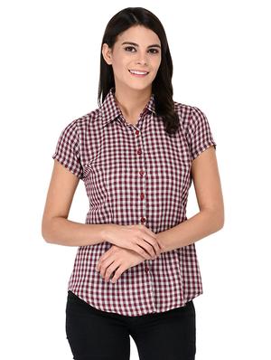 short sleeve shepherd checks shirt - 15621188 - Standard Image - 1