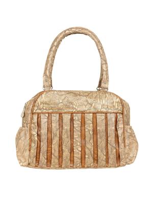 beige leatherette (pu) regular handbag - 15621284 - Standard Image - 1