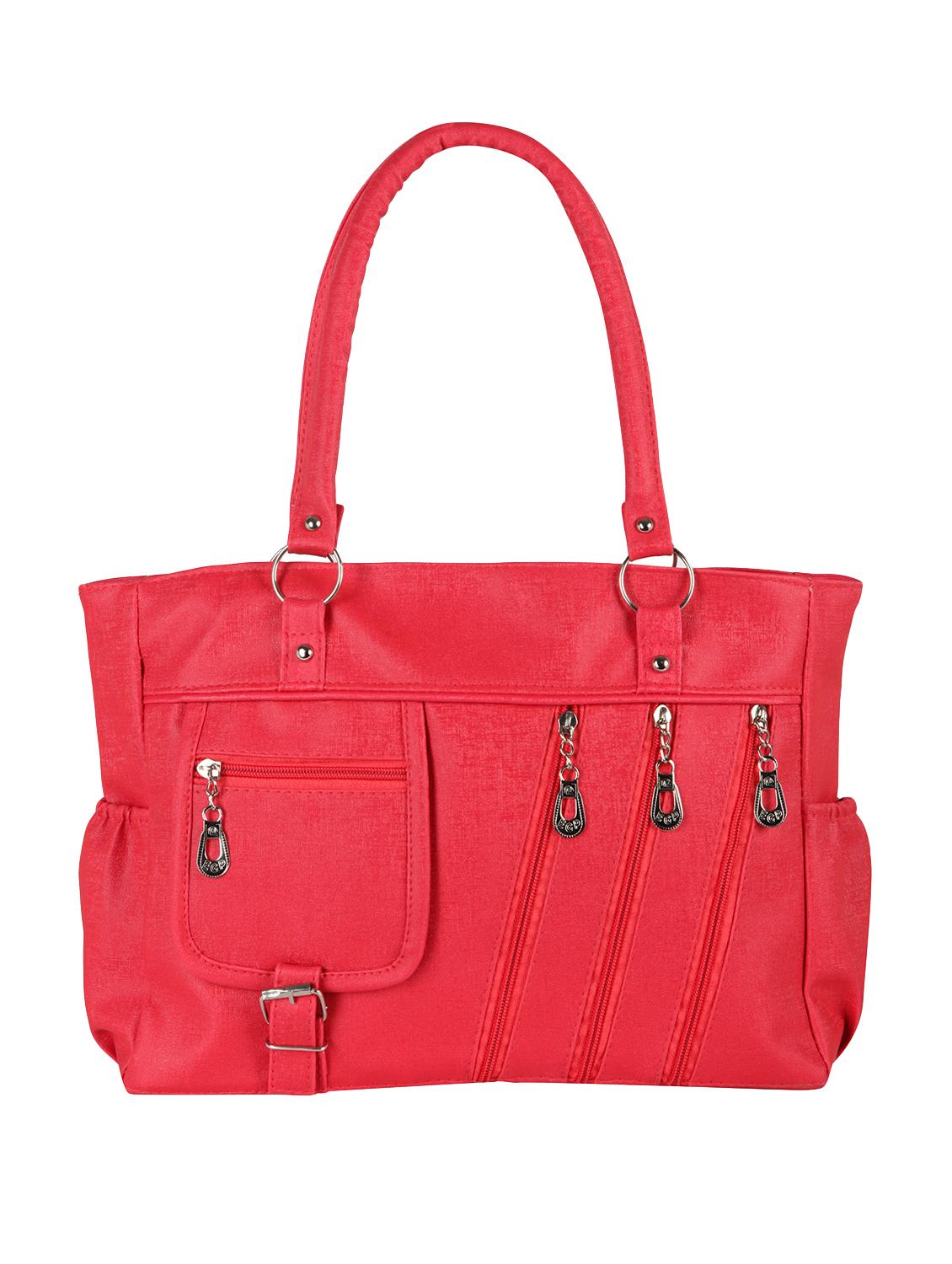 pink leatherette (pu) regular handbag - 15621290 - Zoom Image - 1