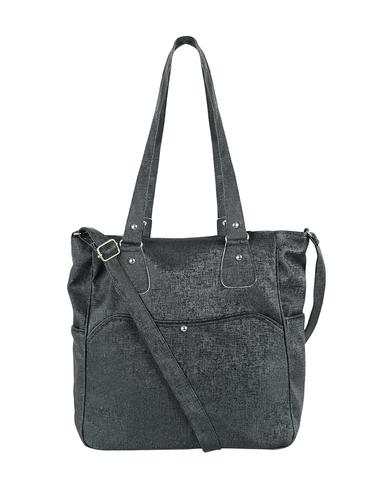 black leatherette (pu) regular handbag - 15621294 - Very Small Image - 1