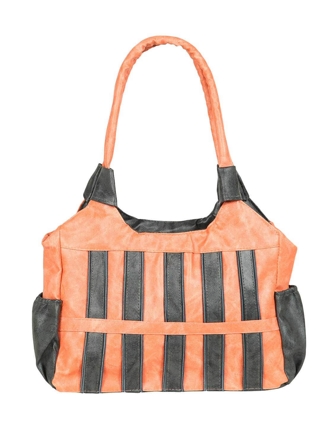 brown leatherette (pu) regular handbag - 15621296 - Zoom Image - 1
