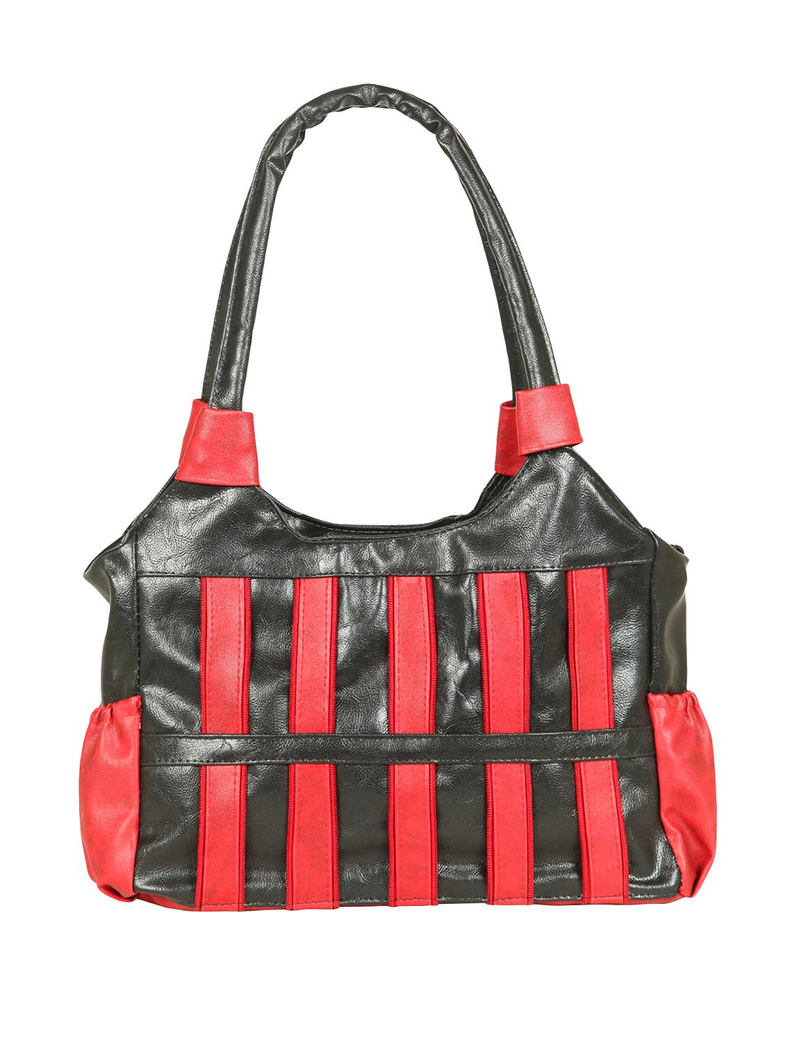 black leatherette (pu) regular handbag - 15621298 - Zoom Image - 1