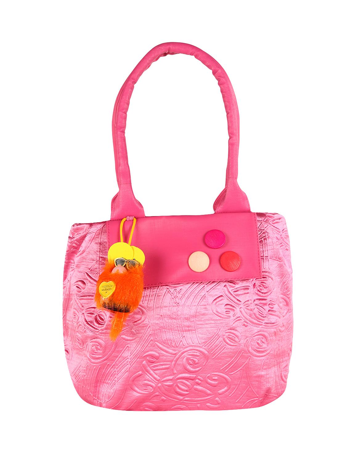 pink velvet regular handbag - 15621299 - Zoom Image - 1