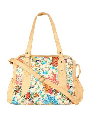 multi leatherette (pu) regular handbag - 15621300 - Standard Image - 1