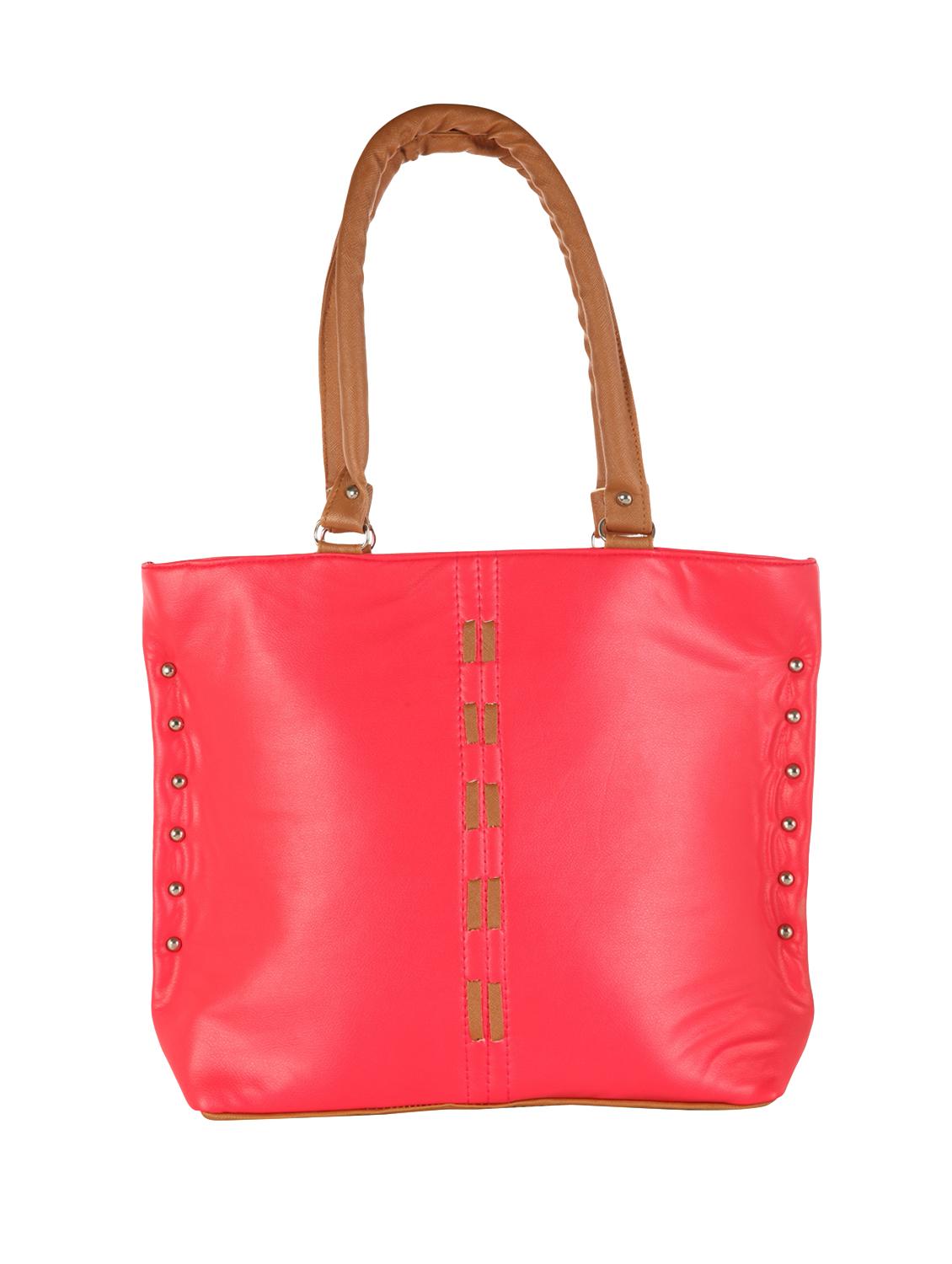 pink leatherette (pu) regular handbag - 15621318 - Zoom Image - 1