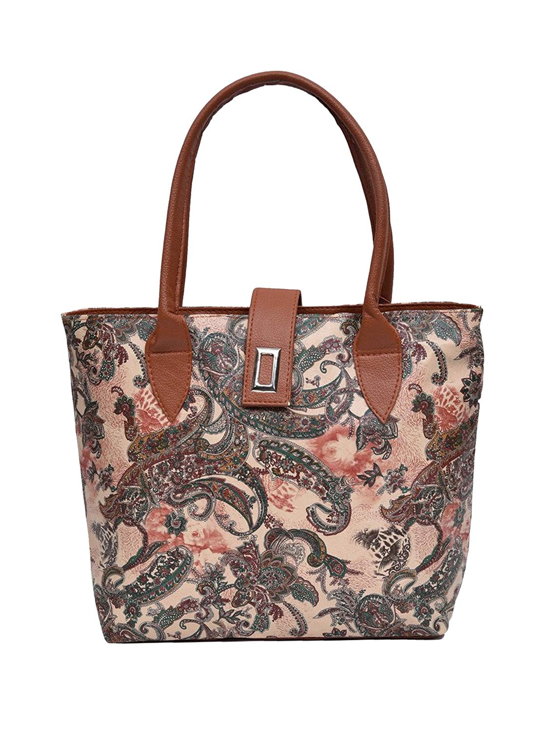 multi leatherette (pu) regular handbag - 15621321 - Zoom Image - 1