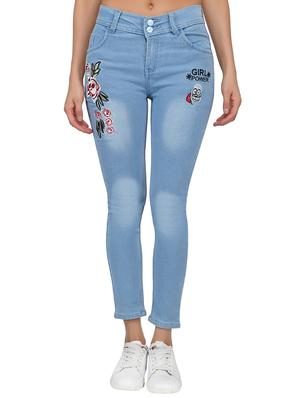 embroidered detail stone washjeans - 15621471 - Standard Image - 1