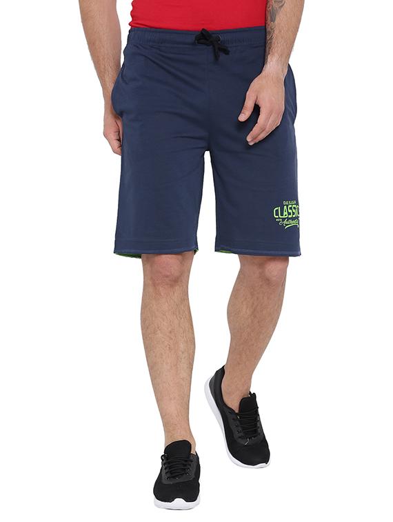 navy blue cotton shorts - 15621596 - Zoom Image - 1