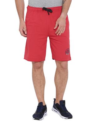 red cotton shorts - 15621601 - Standard Image - 1