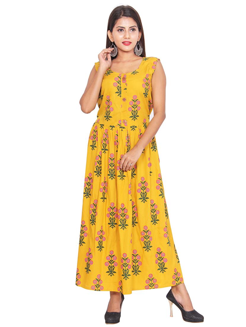 Printed a-line dress - 15621608 - Zoom Image - 1