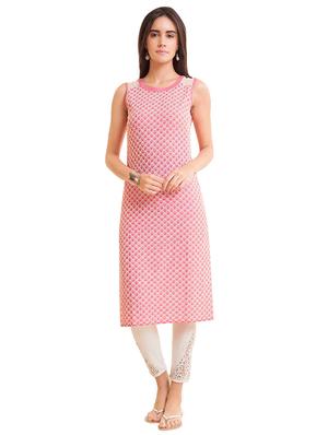 Embroidered straight kurta - 15621809 - Standard Image - 1