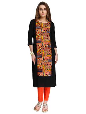 Straight printed kurta - 15621819 - Standard Image - 1
