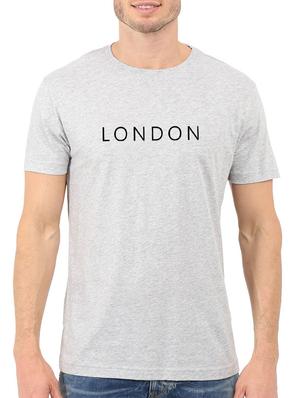 grey cotton chest print tshirt - 15621920 - Standard Image - 1