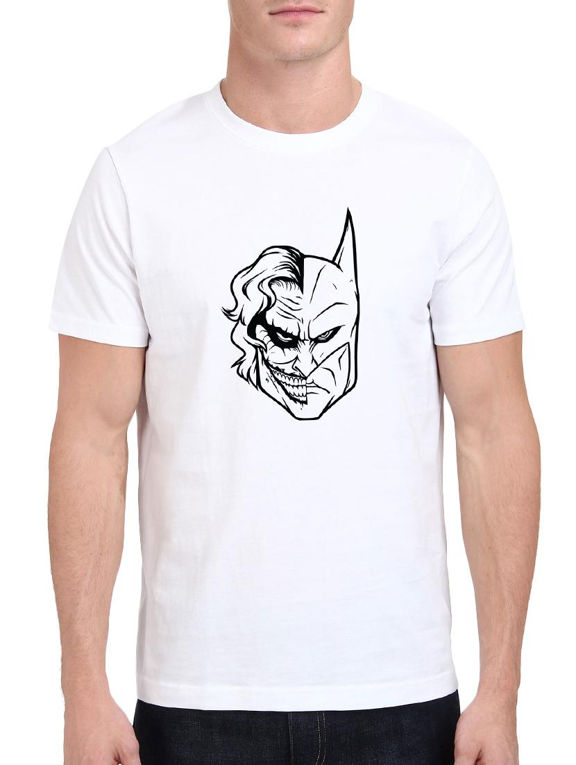 white cotton chest print tshirt - 15621933 - Zoom Image - 1