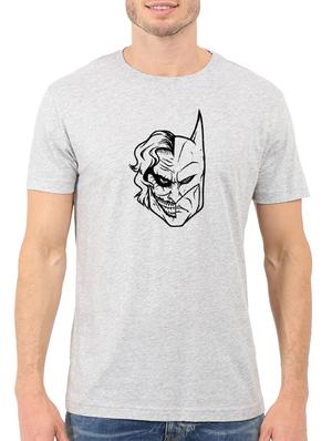 grey cotton chest print tshirt - 15621934 - Standard Image - 1