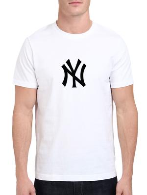 white cotton chest print tshirt - 15621936 - Standard Image - 1