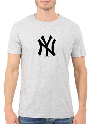 grey cotton chest print tshirt - 15621937 - Standard Image - 1