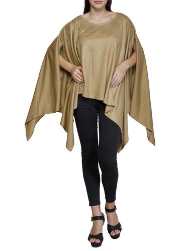 embellished asymmetric poncho - 15622060 - Very Small Image - 1