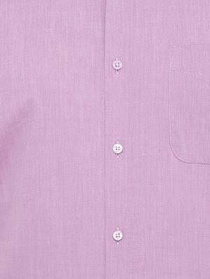 purple cotton formal shirt - 15622319 - Standard Image - 4